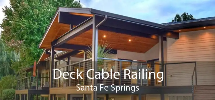 Deck Cable Railing Santa Fe Springs